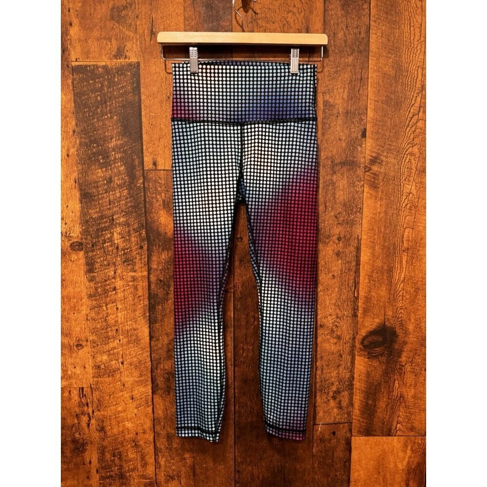 Lululemon Wunder Under Pant III *Full-On Luon Cosmic Dot Sz 6 EUC - Picture 2 of 7